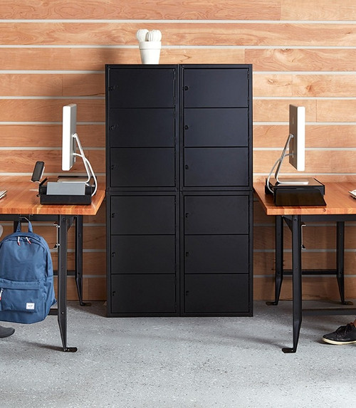 Montisa D8 Armstrong Storage with Eight Doors 36"W x 18"D x 62"H