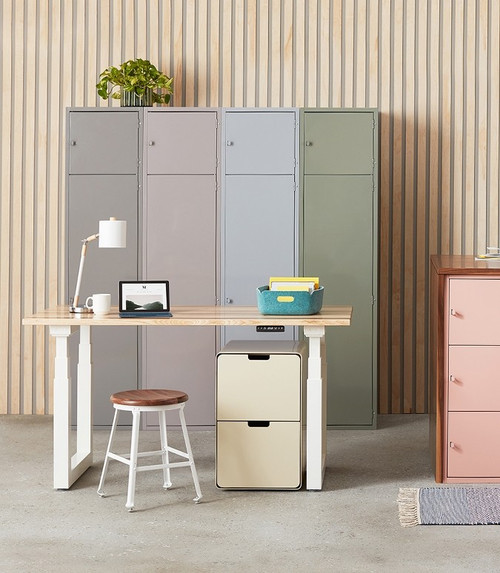 Montisa D515 Dizzy Storage Cabinet 15"W x 21"D x 75"H