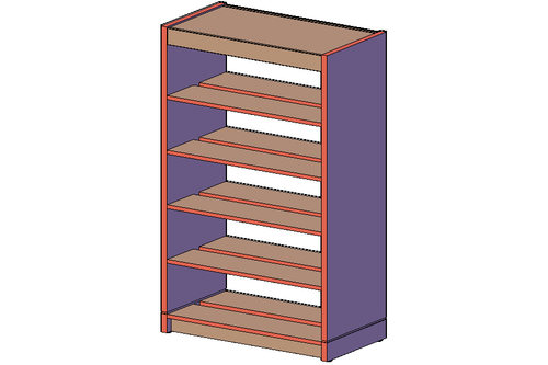 KI CRFD6020S CrossRoads Double Face Starter Unit Library Shelving 20x37 KI CRFD6020S CrossRoads Double Face Starter Unit Library Shelving 20x37