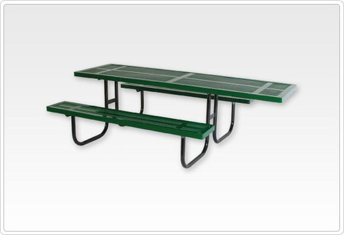 SportsPlay 602-669 Wheelchair Accessible Rectangular Picnic Table Walk Through with 2.375" Frame