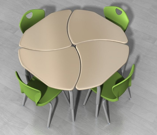 Scholar Craft SC6200SP Kaleidoscope Solid Plastic Intersect Desk
**Sold Individually / Additional Desks Sold Separately / Chairs Not Included**