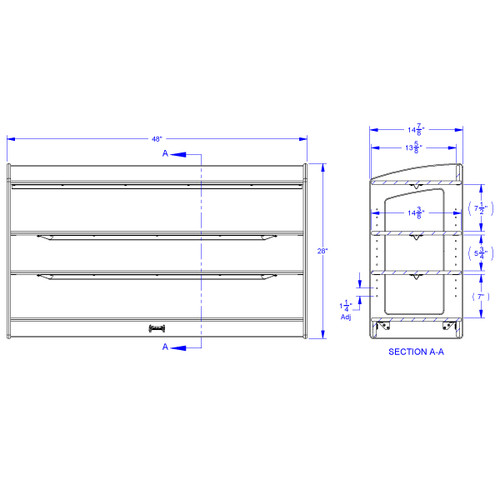 Ridgetop Storage - Jonti-Craft 1180JC Ridgetop Storage - Jonti-Craft 1180JC