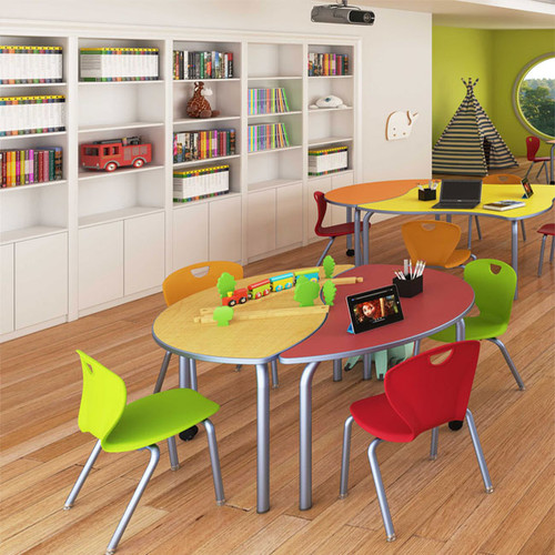 Juncture Method Collaborative Series High Pressure Laminate Activity Table - Scholar Craft FS949JUNC Juncture Method Collaborative Series High Pressure Laminate Activity Table - Scholar Craft FS949JUNC