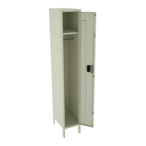 Tennsco STS-121872-1 Assembled Steel Single Tier Locker with Legs 12 x 18 x 78  Tennsco STS-121872-1 Assembled Steel Single Tier Locker with Legs 12 x 18 x 78
