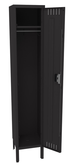 Tennsco STS-151572-1 Assembled Steel Single Tier Locker with Legs 15 x 15 x 78 Tennsco STS-151572-1 Assembled Steel Single Tier Locker with Legs 15 x 15 x 78