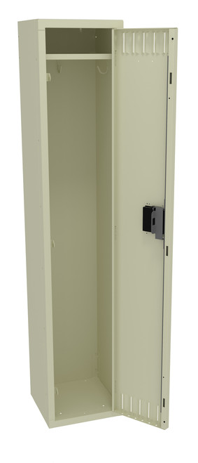 Tennsco STS-121260-A Assembled Steel Single Tier Locker without Legs 12 x 12 x 60