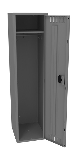 Tennsco STS-151860-A Assembled Steel Single Tier Locker without Legs 15 x 18 x 60