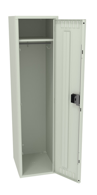 Tennsco STS-151860-A Assembled Steel Single Tier Locker without Legs 15 x 18 x 60