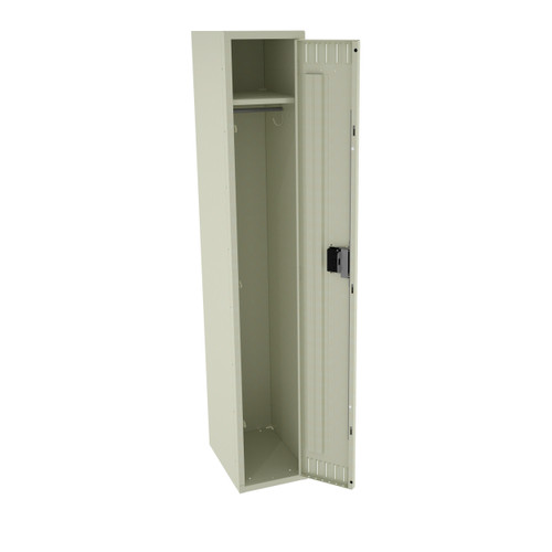 Tennsco STS-121872-A Assembled Steel Single Tier Locker without Legs 12 x 18 x 72