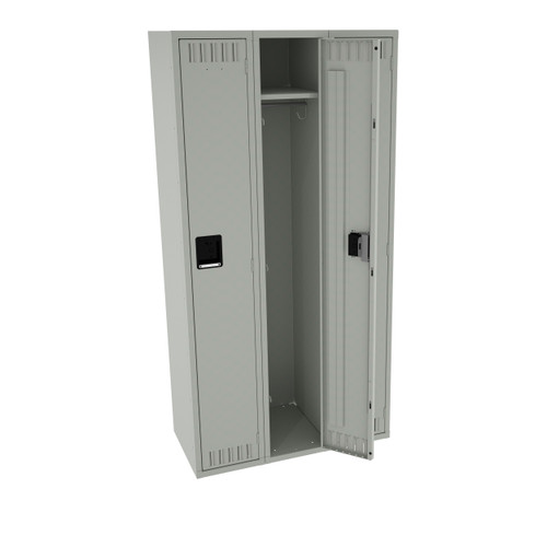 Tennsco STS-121872-C Assembled Steel Single Tier 3 Wide Locker without Legs 36 x 18 x 72