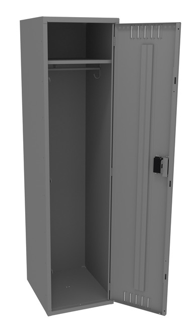 Tennsco STS-182172-A Assembled Steel Single Tier Locker without Legs 18 x 21 x 72 Tennsco STS-182172-A Assembled Steel Single Tier Locker without Legs 18 x 21 x 72