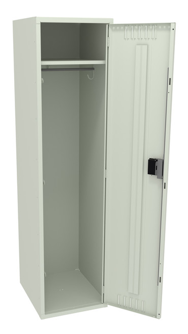 Tennsco STS-182172-A Assembled Steel Single Tier Locker without Legs 18 x 21 x 72 Tennsco STS-182172-A Assembled Steel Single Tier Locker without Legs 18 x 21 x 72