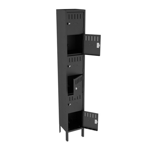 Tennsco BS6-121212-1 Assembled Steel 6 Tier Box Lockers with Legs 12 x 12 x 78 Tennsco BS6-121212-1 Assembled Steel 6 Tier Box Lockers with Legs 12 x 12 x 78