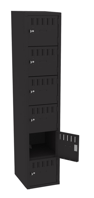Tennsco BS6-151812-A Assembled Steel 6 Tier Box Lockers without Legs 15 x 18 x 72 Tennsco BS6-151812-A Assembled Steel 6 Tier Box Lockers without Legs 15 x 18 x 72