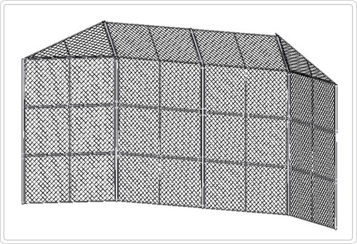 SportsPlay 551-522 Extra Heavy-Duty Baseball Backstop with a 5 Foot Hood and Two 45 Inch Wings