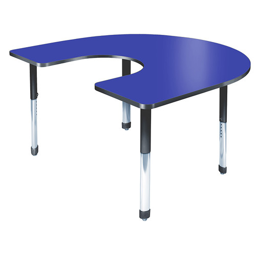 Aero Horseshoe Shaped Activity Table with Adjustable Height - Allied USA ARO666H
