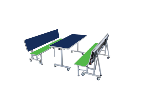 AmTab Mobile Convertible Bench with Table Package