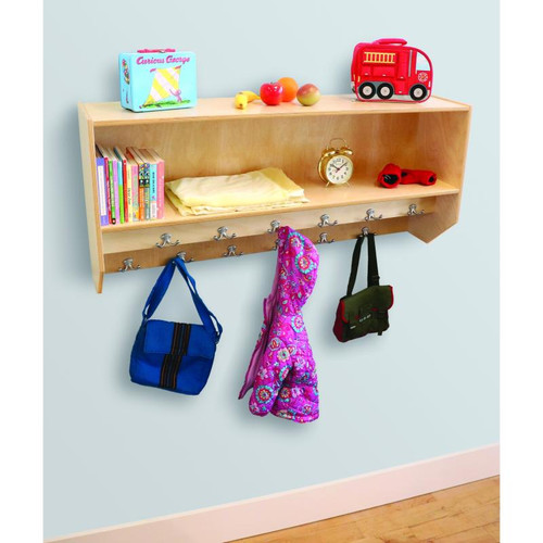 Double Row Wall Mounted Coat Rack - Whitney Brothers WB1056