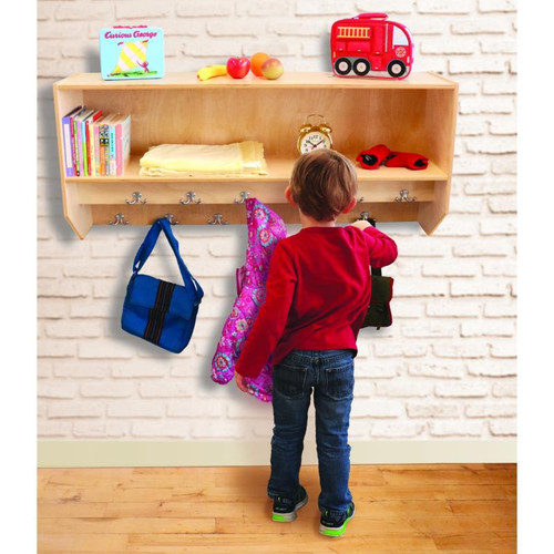 Double Row Wall Mounted Coat Rack - Whitney Brothers WB1056