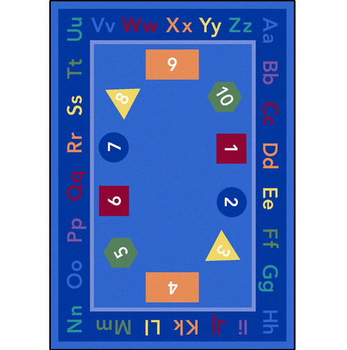 Joy Carpets 2047-C Fun-damentals Rug 5' 4" x 7' 8"