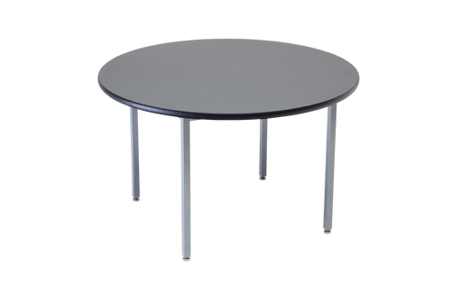 AmTab Round All Welded Utility Table with High Pressure Laminate Top AmTab Round All Welded Utility Table with High Pressure Laminate Top
