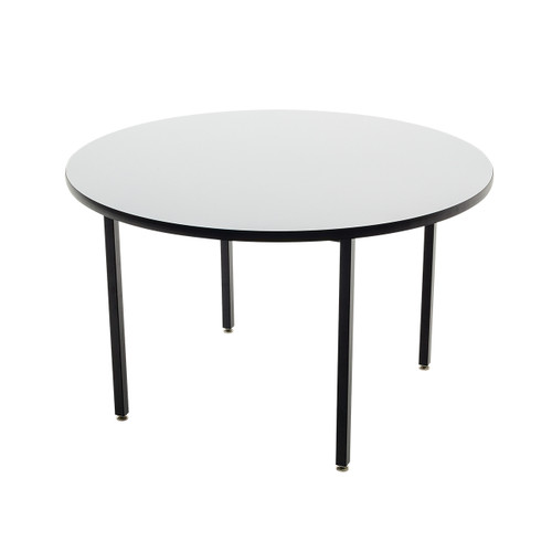 AmTab Round All Welded Utility Table with High Pressure Laminate Top AmTab Round All Welded Utility Table with High Pressure Laminate Top