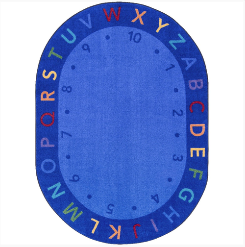 Joy Carpets 2048-GG Lively Letters Rug 10' 9" x 13' 2"