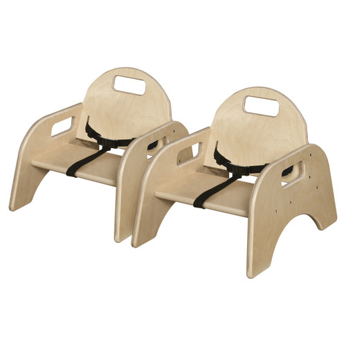 Wood Designs WD80502BT Two Pack Woodie Chairs with Belt Strap 5 Inch High Seat Wood Designs WD80502BT Two Pack Woodie Chairs with Belt Strap 5 Inch High Seat