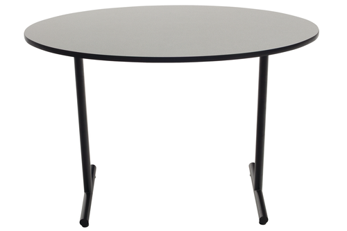 Amtab Elliptical Café Table with High Pressure Laminate Top Amtab Elliptical Café Table with High Pressure Laminate Top