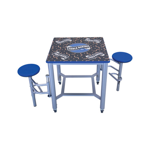 AmTab Collaboration Mobile Stool Table AmTab Collaboration Mobile Stool Table