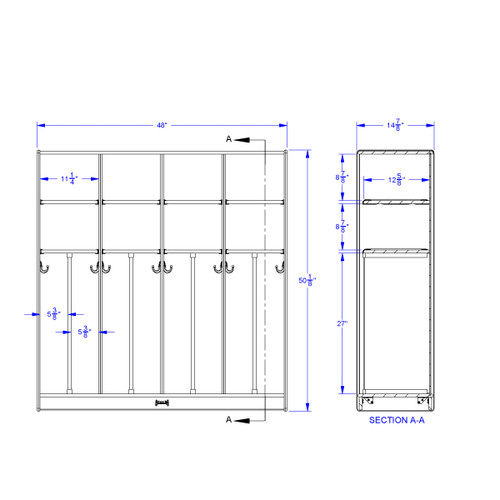 Neat-N-Trim Locker - Jonti-Craft standard Neat-N-Trim Locker - Jonti-Craft standard