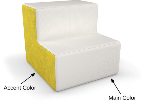 Elevate Steps Tiered Soft Seating Straight Seat - MooreCo TS1001