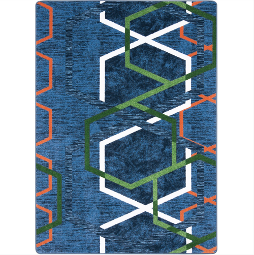 Double Helix Rectangle - Joy Carpets 1985