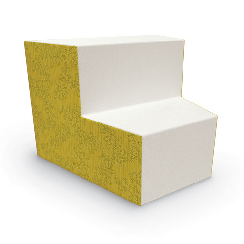 Elevate Steps Tiered Soft Seating 2-Tier Inside Wedge Seat - MooreCo TS1005