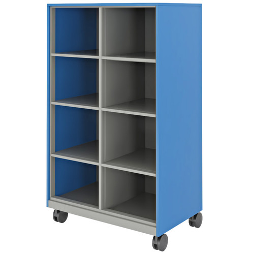 Allied USA Mobile Metal Storage with Cubbies Allied USA Mobile Metal Storage with Cubbies