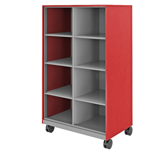 Allied USA Mobile Metal Storage with Cubbies Allied USA Mobile Metal Storage with Cubbies