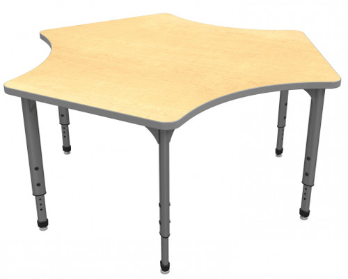 Apex Delta Adjustable Height Student Table with Light Duty Melamine Top - Marco 38-2251 Apex Delta Adjustable Height Student Table with Light Duty Melamine Top - Marco 38-2251