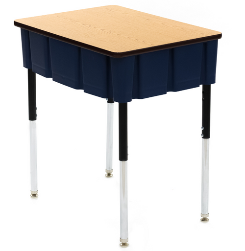 Scholar Craft SC3200PCFB Ovation Adjustable Height Open Front Student Desk with Laminate Top 18 W x 24 L
