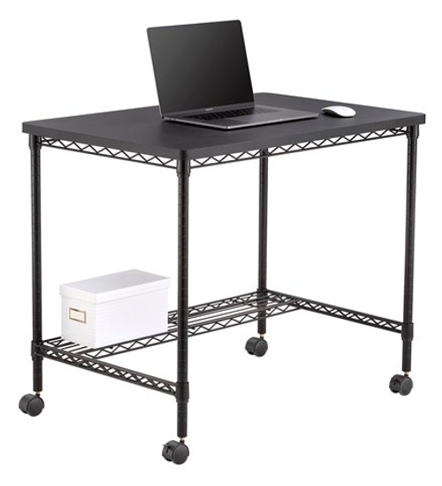 Safco 5203BL Wire Desk 36 W x 24 L x 31 H