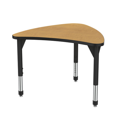 Premier Chevron Adjustable Height Student Desk with Light Duty Melamine Top - Marco