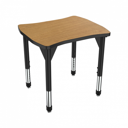 Premier Contour Adjustable Height Student Desk with Light Duty Melamine Top - Marco 43-2310