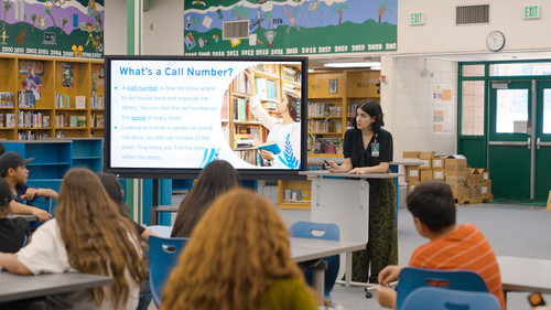 Environmental of Ruckus Adjustable Height Mobile Lectern - KI
**Modesty Panel Sold Separately**