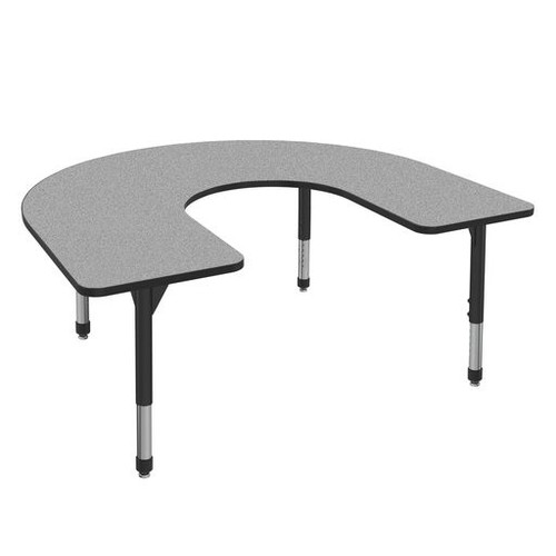 Academy Furniture. Berries® Horseshoe Activity Table - 66 X 60, Mobile -  Blue/Black/Black