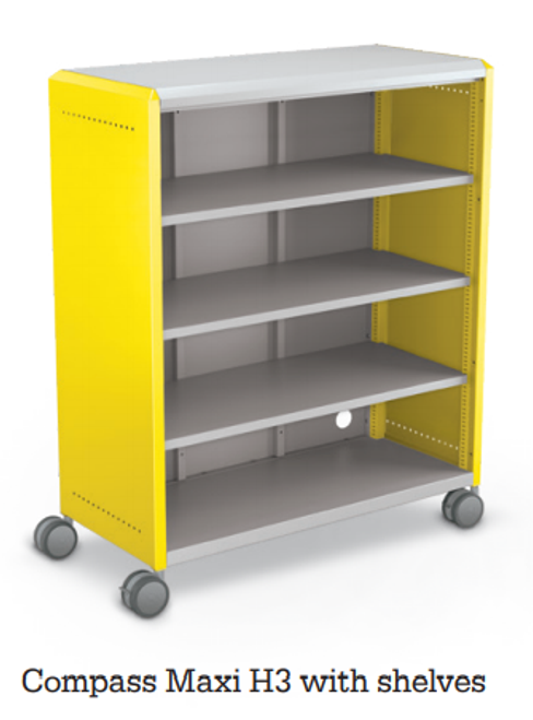 Compass Maxi H3 Cabinet with Pegboard Side Panels - MooreCo C3A2X