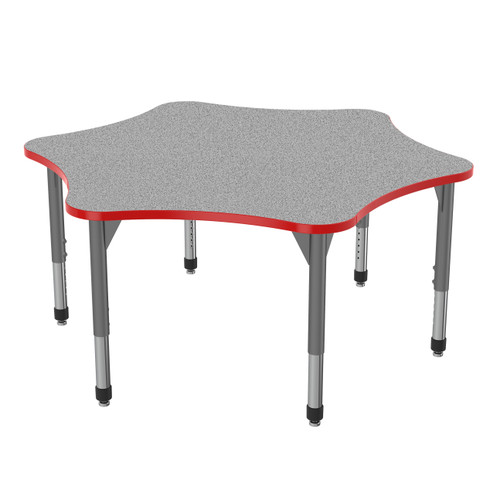 Premier 6 Star Adjustable Height Table with Light Duty Melamine Top - Marco 43-2282