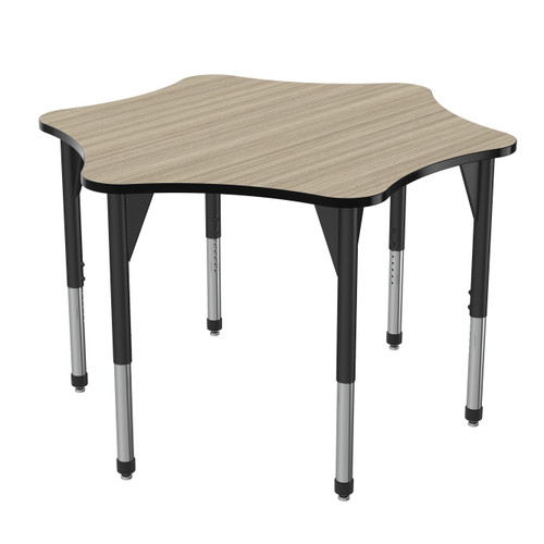 Premier 6 Star Adjustable Height Table with Light Duty Melamine Top - Marco 43-2282