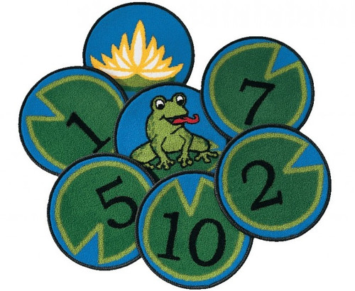 Hip Hop Number Seating Rounds Set of 12 - Carpets For Kids 2402 Hip Hop Number Seating Rounds Set of 12 - Carpets For Kids 2402