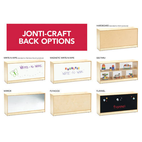 Jonti-Craft Backing Options Jonti-Craft Backing Options