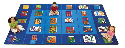 Premium Collection Reading by the Book Seating Rug - Carpets for Kids 2600 Premium Collection Reading by the Book Seating Rug - Carpets for Kids 2600