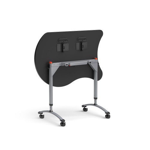 A&D Crossfit KOI Shape Flip Top Student Desk with Adjustable Height - Paragon CFFA2436K A&D Crossfit KOI Shape Flip Top Student Desk with Adjustable Height - Paragon CFFA2436K